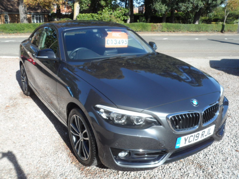 2019 BMW 2 Series 2.0 220i Sport Coupe in Grey — image 1