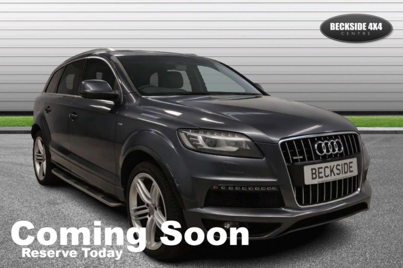 2013 Audi Q7 3.0 Q7 S Line+ Tdi Quattro Auto 4WD 5dr in Grey — image 1