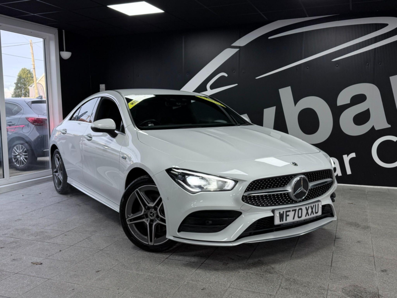 2020 Mercedes-Benz Cla 1.3 Cla250e 15.6kwh Amg Line (premium) Coupe 8g-Dct Euro 6 (s/s) 4dr in White — image 1