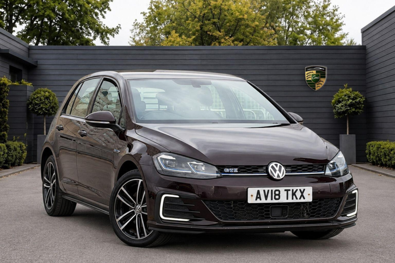 2018 Volkswagen Golf 1.4 Tsi 8.7kwh Gte DSG Euro 6 (s/s) 5dr in Black — image 1