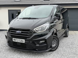 2022 Ford Transit Custom 2.0 Transit Custom Msrt Van 320 L1 2.0l Ecoblue 185ps Fwd 6 Speed Manual in Black — image 2