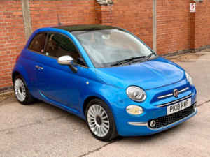 2018 Fiat 500 1.2 Mirror Euro 6 (s/s) 3dr in Blue — image 2