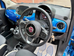2018 Fiat 500 1.2 Mirror Euro 6 (s/s) 3dr in Blue — image 5