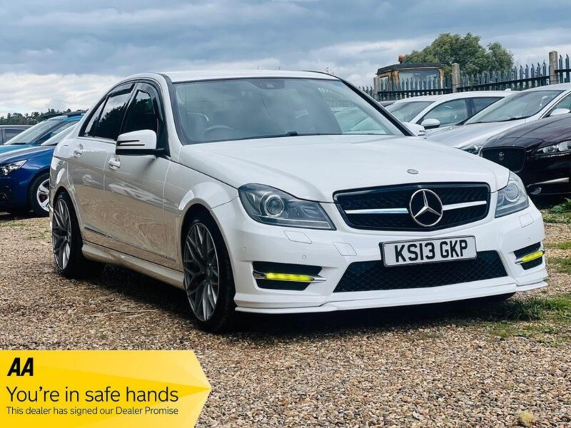 2013 Mercedes-Benz C Class 2.1 C250 Cdi Blueefficiency Amg Sport Plus G-Tronic+ Euro 5 (s/s) 4dr in White — image 1