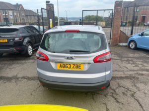 2014 Ford S-Max 2.0 Tdci Zetec MPV 5dr Diesel Powershift Euro 5 (140 Ps) in Silver — image 4