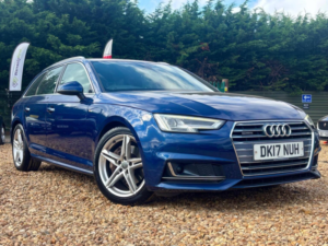 2017 Audi A4 Avant 2.0 Tdi S Line S Tronic Quattro Euro 6 (s/s) 5dr in Blue — image 3