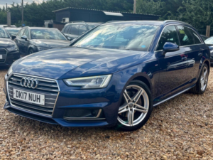 2017 Audi A4 Avant 2.0 Tdi S Line S Tronic Quattro Euro 6 (s/s) 5dr in Blue — image 4