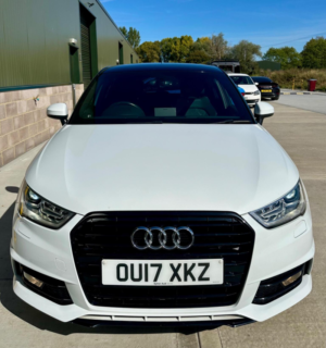 2017 Audi A1 1.6 Tdi Black Edition Sportback Euro 6 (s/s) 5dr in White — image 2