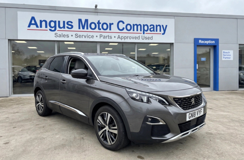 2018 Peugeot 3008 1.2 Puretech Gt Line SUV 5dr Petrol Manual Euro 6 (s/s) (130 Ps) in Grey — image 1