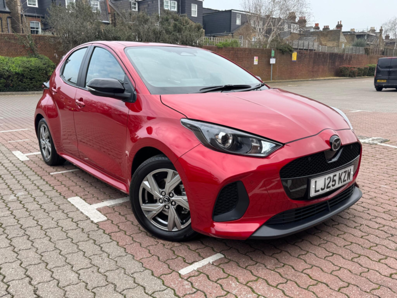 2025 Mazda Mazda2 Hybrid 1.5h Exclusive-Line CVT Euro 6 (s/s) 5dr in Red — image 1