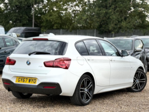 2017 BMW 1 Series 1.5 118i M Sport Shadow Edition Euro 6 (s/s) 5dr in White — image 3