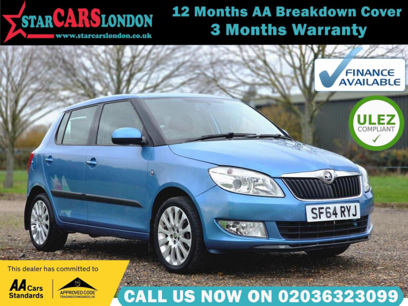 2014 Skoda Fabia 1.2 Tsi Elegance DSG Euro 5 5dr in Blue — image 1