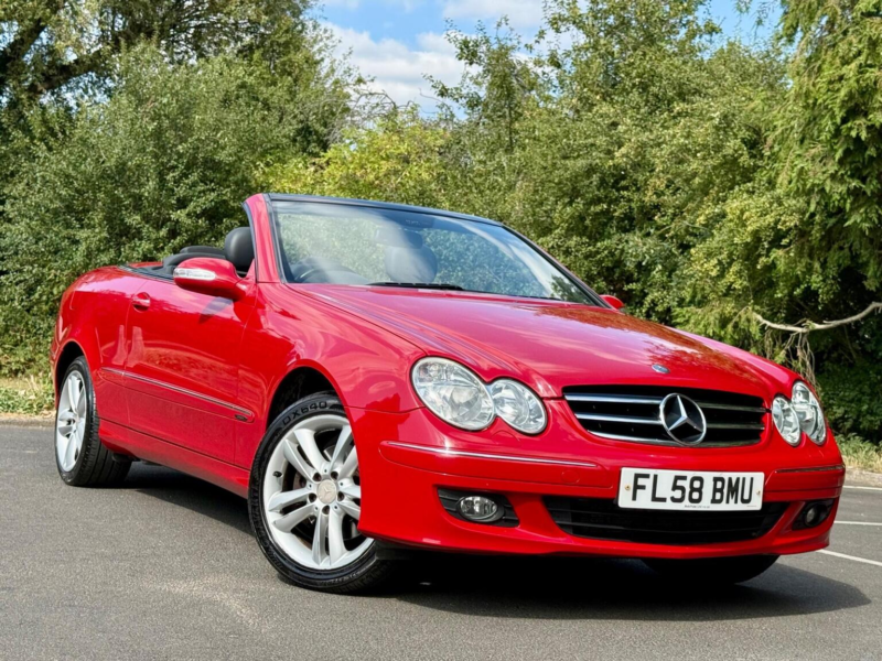 2008 Mercedes-Benz Clk 1.8 Clk200 Kompressor Avantgarde Cabriolet 2dr in Red — image 1