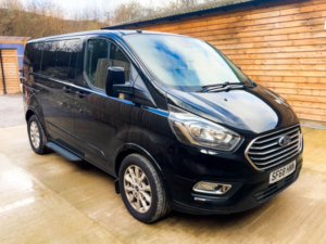 2018 Ford Tourneo Custom 6 SEAT Wheelchair Accessible Disabled Access Vehicle Wav in Black — image 3