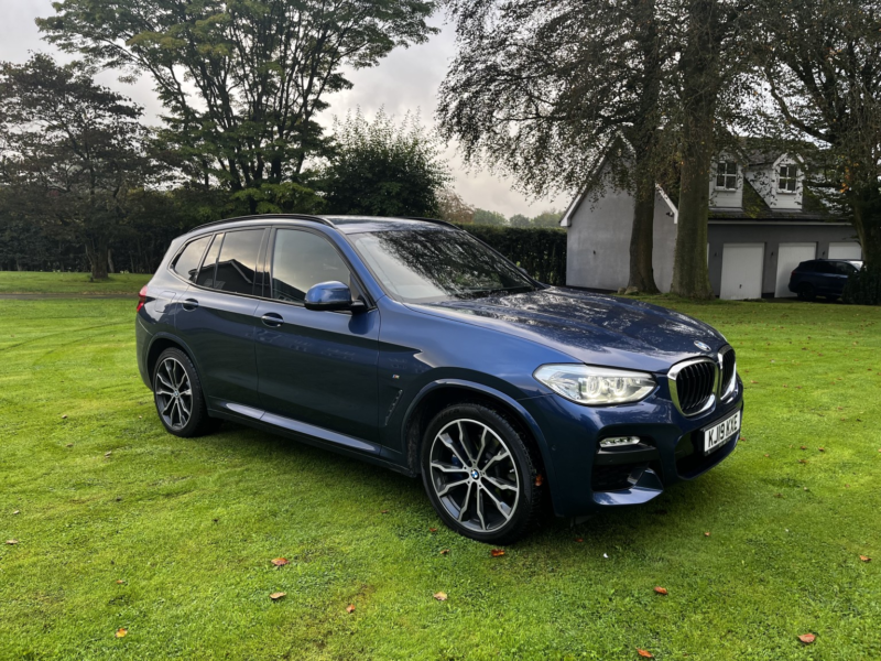 2019 BMW X3 2.0 X3 Xdrive20d M Sport,sat Nav Black Lth,fsh in Blue — image 1
