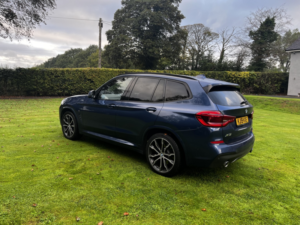 2019 BMW X3 2.0 X3 Xdrive20d M Sport,sat Nav Black Lth,fsh in Blue — image 3