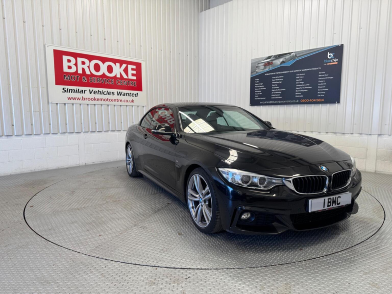 2015 BMW 4 Series 2.0 420d M Sport Auto Euro 6 (s/s) 2dr in Black — image 1