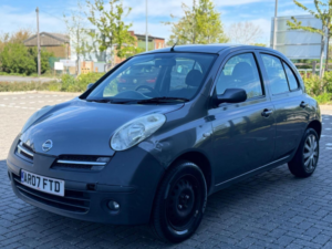 2007 Nissan Micra 1.2 16v Spirita 5dr in Grey — image 3