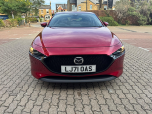 2021 Mazda Mazda3 2.0 E-Skyactiv-G Mhev Se-L Lux Euro 6 (s/s) 5dr in Red — image 3