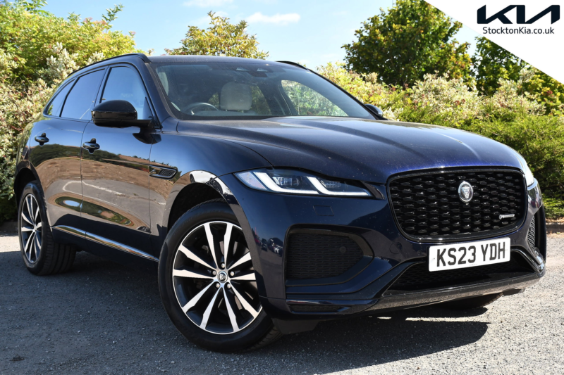 2023 Jaguar F-Pace 2.0 D200 Mhev R-Dynamic Se Black SUV 5dr Diesel Auto AWD Euro 6 (s/s) (204 Ps) in Blue — image 1