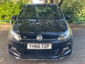 2016 Volkswagen Polo 1.0 Tsi Bluemotion Tech R-Line Euro 6 (s/s) 3dr in Black — image 2