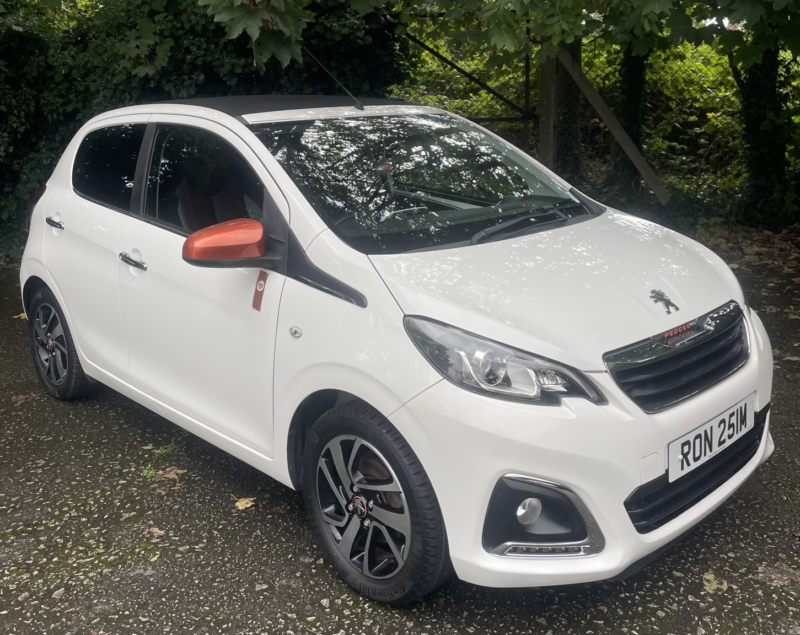 2016 Peugeot 108 1.2 Puretech Roland Garros in White — image 1