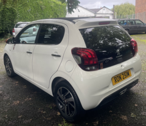 2016 Peugeot 108 1.2 Puretech Roland Garros in White — image 4