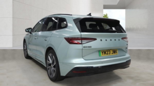 2023 Skoda Enyaq Iv 82kwh 80 Sportline SUV 5dr Electric Auto (dc125kw) (204 Ps) in Silver — image 4