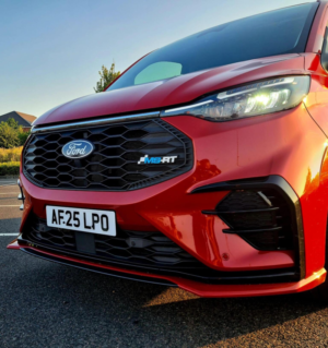 2025 Ford Transit Custom 2.0 320 Ecoblue Ms-Rt Crew Van Auto AWD L2 H1 Euro 6 (s/s) 5dr in Red — image 3