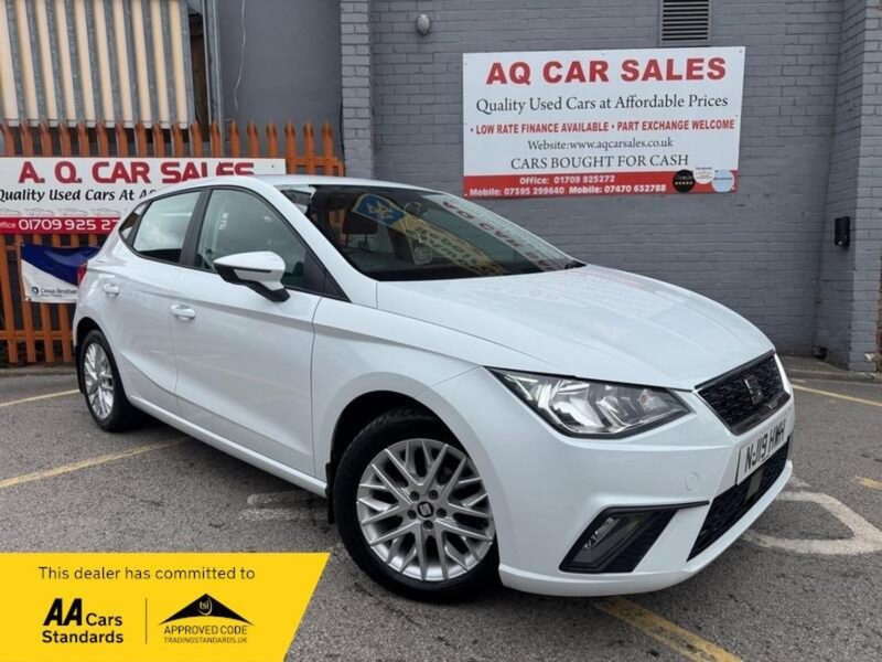 2019 SEAT Ibiza 1.0 Mpi Se Technology Euro 6 (s/s) 5dr Gpf in White — image 1