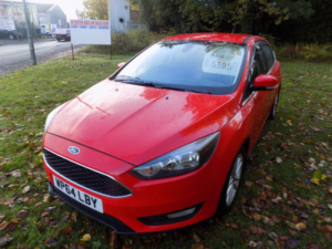 2015 Ford Focus 1.5 Tdci Zetec Euro 6 (s/s) 5dr in Red — image 4