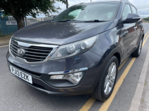 2013 Kia Sportage 1.7 Crdi Ecodynamics 3 SUV 5dr Diesel Manual 2WD Euro 5 (s/s) (114 Bhp) in Silver — image 3