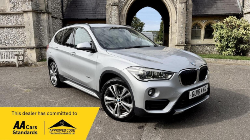 2015 BMW X1 2.0 18d Sport Sdrive Euro 6 (s/s) 5dr in Silver — image 1