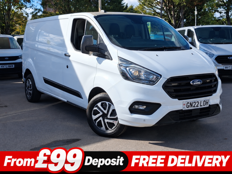 2022 Ford Transit Custom 2.0 340 Ecoblue Trend Panel Van 5dr Diesel Manual L2 H1 Euro 6 (s/s) (130 Ps) in White — image 1
