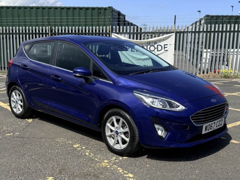 2018 Ford Fiesta 1.1 Ti-Vct Zetec Hatchback 5dr Petrol Manual Euro 6 (s/s) (85 Ps) in Blue — image 1