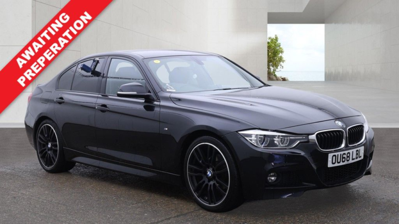 2018 BMW 3 Series 2.0 320i M Sport Saloon 4dr Petrol Auto Euro 6 (s/s) (184 Ps) in Black — image 1