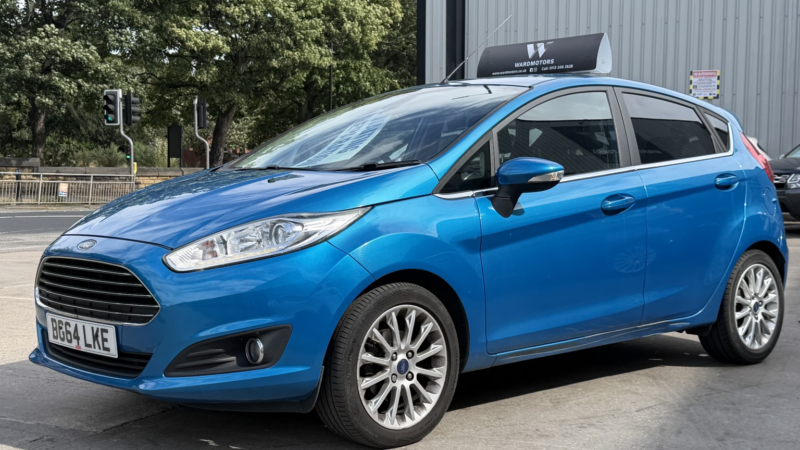 2014 Ford Fiesta 1.0 T Ecoboost Titanium X Blue 5dr Heated Seats+low Tax+10 Stamps in Blue — image 1