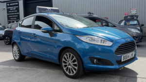 2014 Ford Fiesta 1.0 T Ecoboost Titanium X Blue 5dr Heated Seats+low Tax+10 Stamps in Blue — image 3
