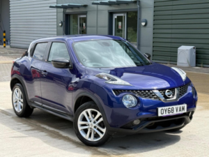 2018 Nissan Juke 1.6 Bose Personal Edition Xtron Euro 6 5dr in Blue — image 5