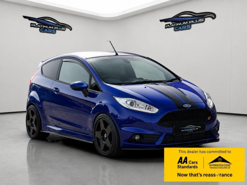 2014 Ford Fiesta 1.6t Ecoboost St-3 Euro 5 (s/s) 3dr in Blue — image 1