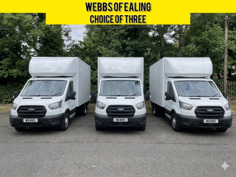 2023 Ford Transit 2.0 Transit Leader Drw Luton 350 L4 2.0l Ecoblue 130ps Rwd 6 Speed Manual in White — image 1