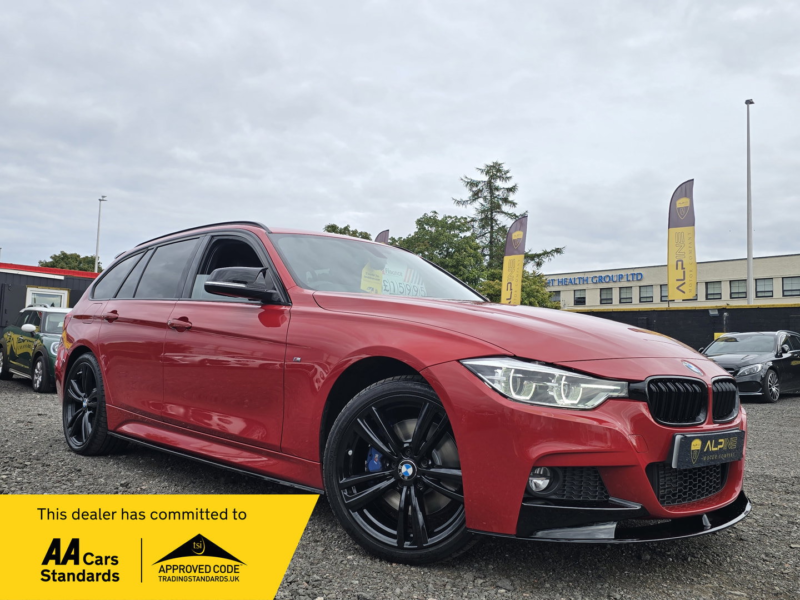 2018 BMW 3 Series 2.0 320d M Sport Touring 5dr Diesel Auto Xdrive Euro 6 (s/s) (190 Ps) in Red — image 1