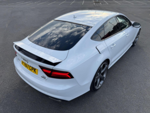 2018 Audi A7 3.0 Tdi V6 Black Edition Sportback S Tronic Quattro Euro 6 (s/s) 5dr in White — image 4