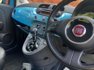 2012 Fiat 500c 0.9 Twinair Lounge Dualogic Euro 5 (s/s) 2dr in Blue — image 2