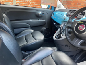 2012 Fiat 500c 0.9 Twinair Lounge Dualogic Euro 5 (s/s) 2dr in Blue — image 3