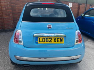 2012 Fiat 500c 0.9 Twinair Lounge Dualogic Euro 5 (s/s) 2dr in Blue — image 4