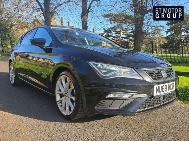 2018 SEAT Leon 2.0 Tsi Fr Sport DSG Euro 6 (s/s) 5dr in Black — image 1