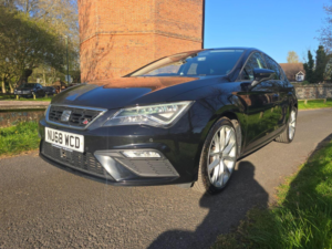 2018 SEAT Leon 2.0 Tsi Fr Sport DSG Euro 6 (s/s) 5dr in Black — image 3