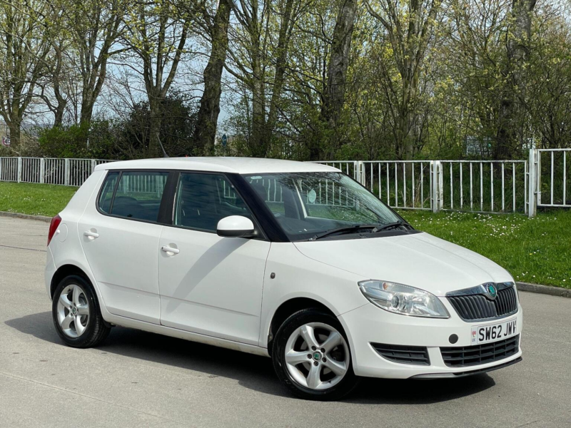 2013 Skoda Fabia 1.6 Tdi Se Euro 5 5dr in White — image 1