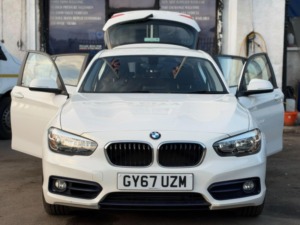 2017 BMW 1 Series 1.5 118i Sport Auto Euro 6 (s/s) 5dr in White — image 2